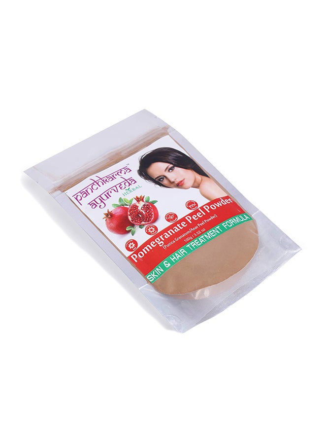 PANCHKARMA AYURVEDA Herbal And Natural Pomegranate Peel Face Pack Powder 100grams - Image 1