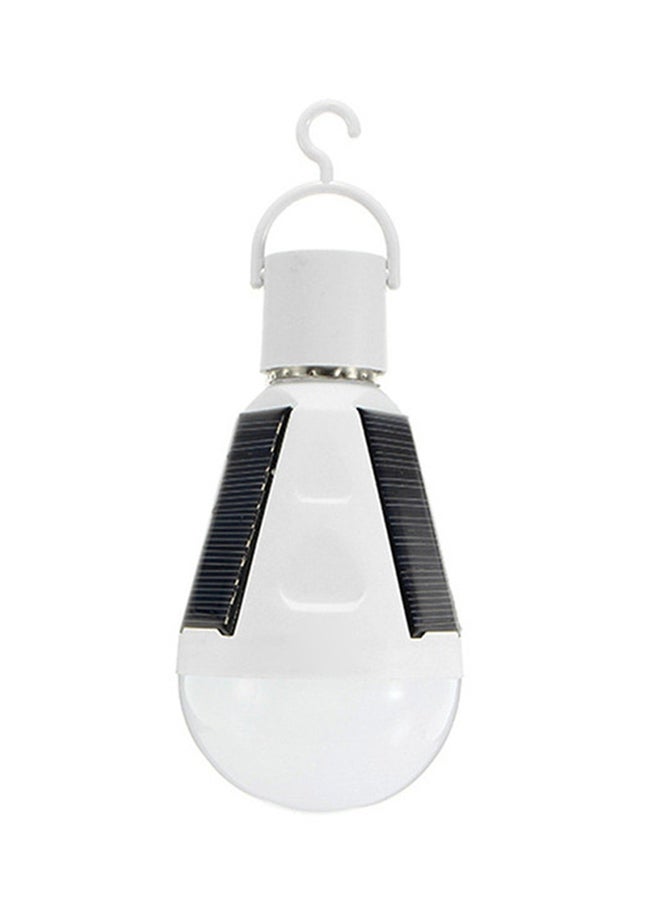 واي دابليو إكس لايت - مصباح LED معلق للأماكن الخارجية قابل للشحن بالطاقة الشمسية أبيض 14x14x7سم - Image 1