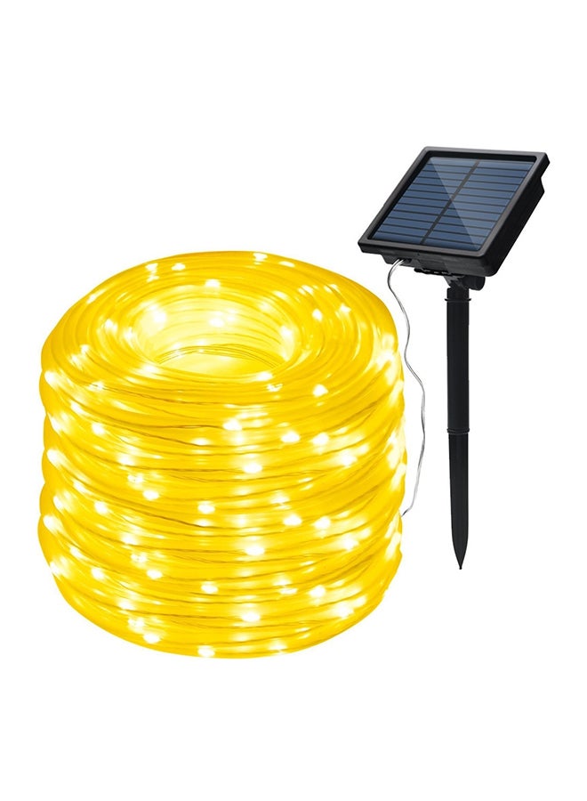 YWXLight - 100-LED Solar Outdoor String Light Yellow 17x16x4cm - Image 1