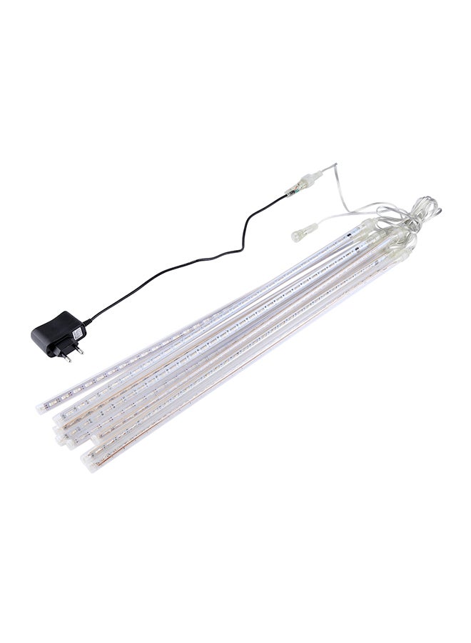 مصباح بتصميم وابل شهب أثناء المطر DIP للزينة مكون من عدد 8 أنابيب LED أزرق 55x8x5سم  - Image 1