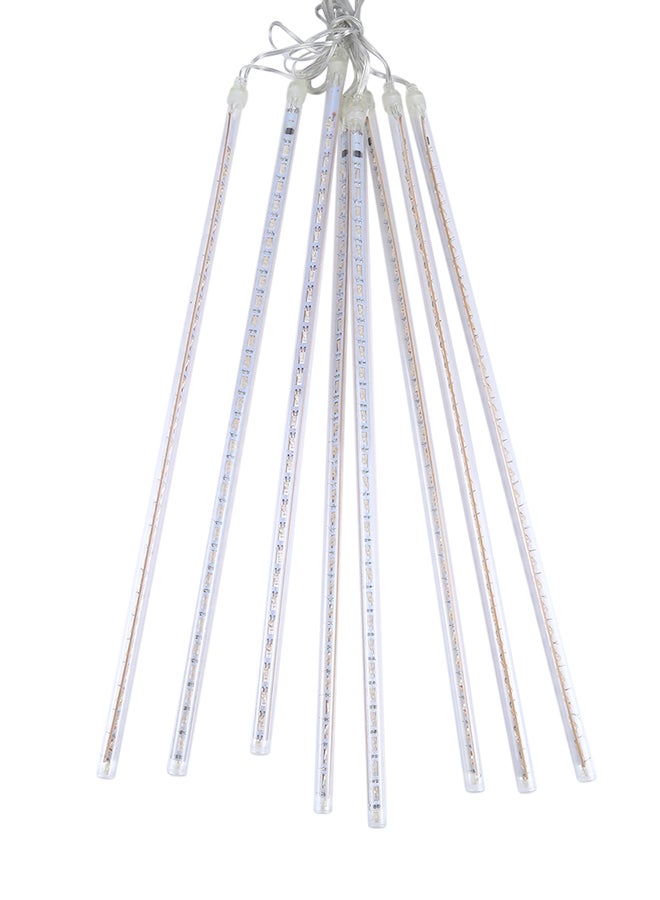 مصباح بتصميم وابل شهب أثناء المطر DIP للزينة مكون من عدد 8 أنابيب LED أزرق 55x8x5سم  - Image 2