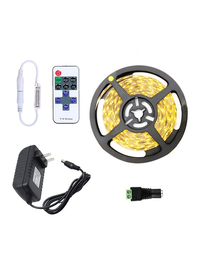 واي دابليو إكس لايت شريط إضاءة من 300 ضوء LED مع جهاز تحكم عن بعد بـ 11 مفتاح أصفر 25x18x5سم - Image 4