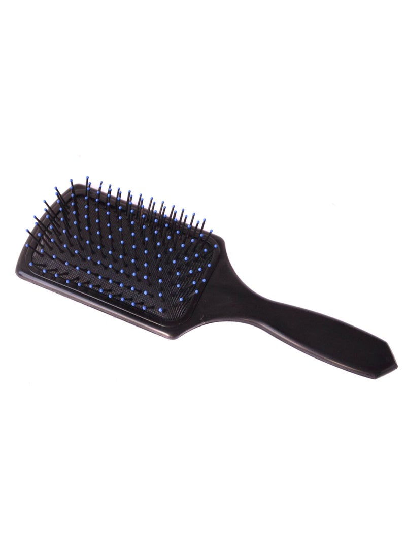 FOK Rectangular Cushion Paddle Hair Brush Black  - Image 1