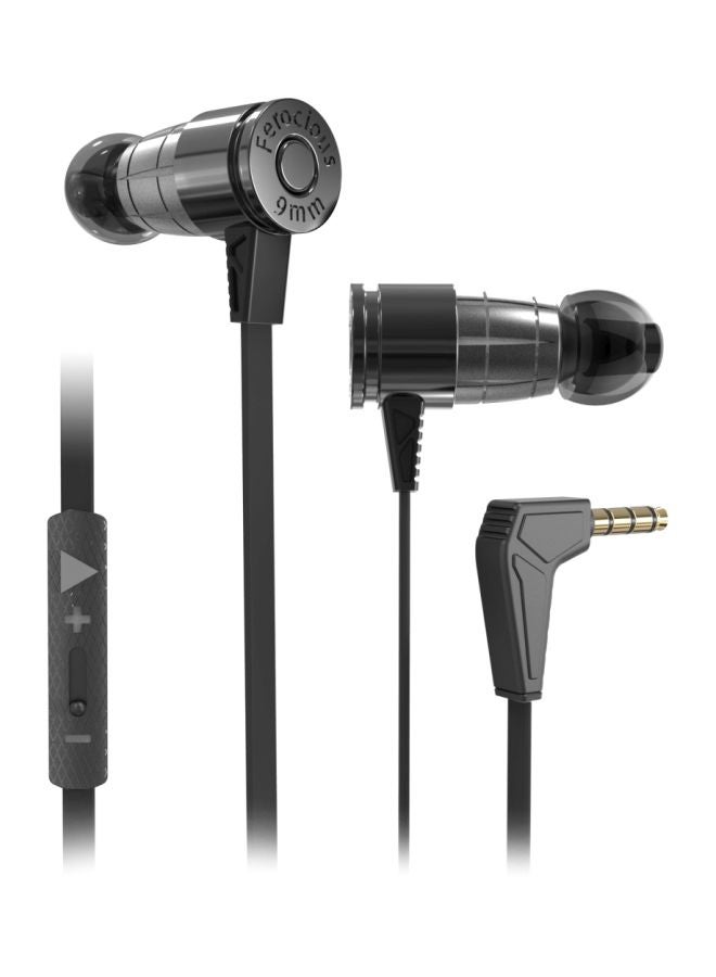 Plextone G25 In-Ear Earphones With Mic Black - Image 1