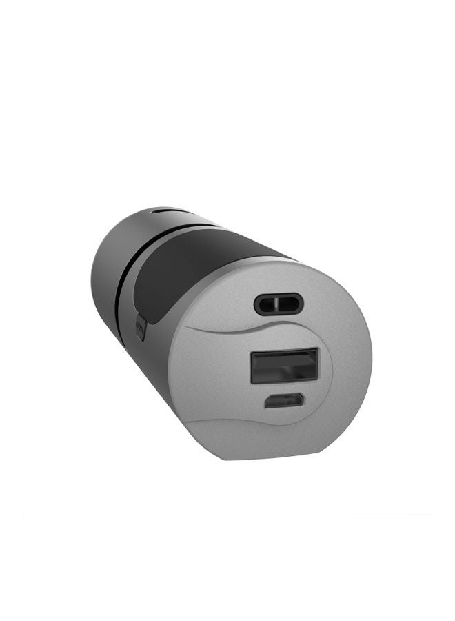 TWS - Wireless In-Ear Earphone With Charging Box Silver/Black - Image 1