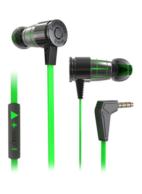 G25 In-Ear Earphones With Mic Green/Black