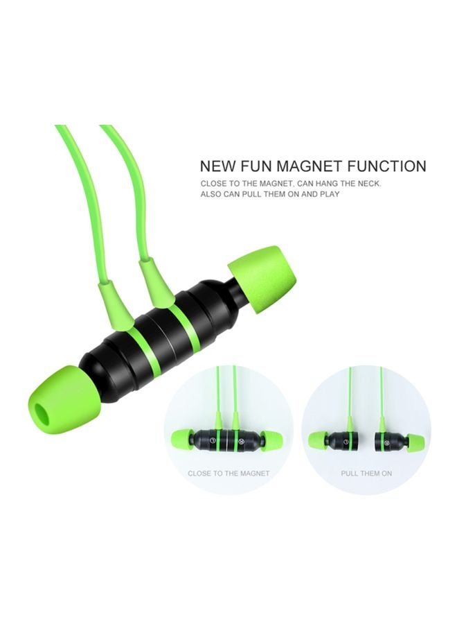 Plextone G20 In-Ear Earphones With Mic Green/Black - Image 3