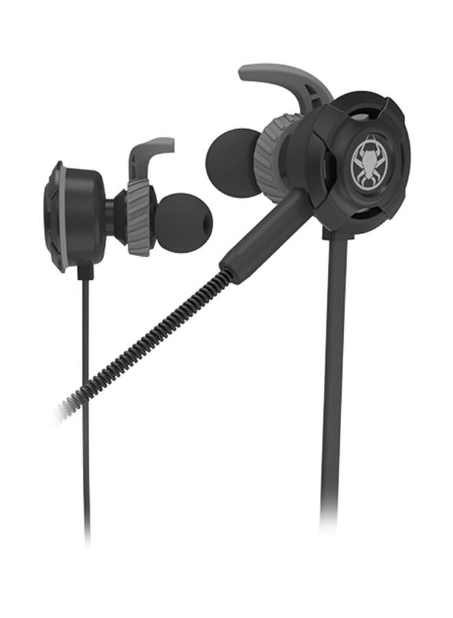 Plextone - G30 In-Ear Earphones With Mic Black - Image 1
