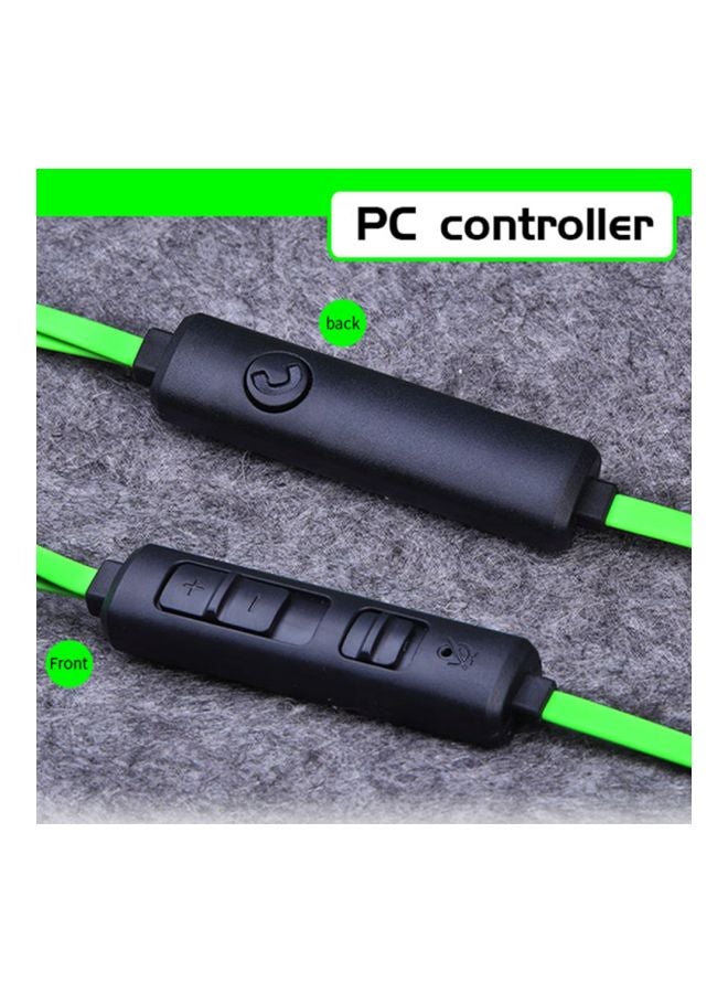 Plextone - G30 In-Ear Earphones With Mic Green/Black - Image 1