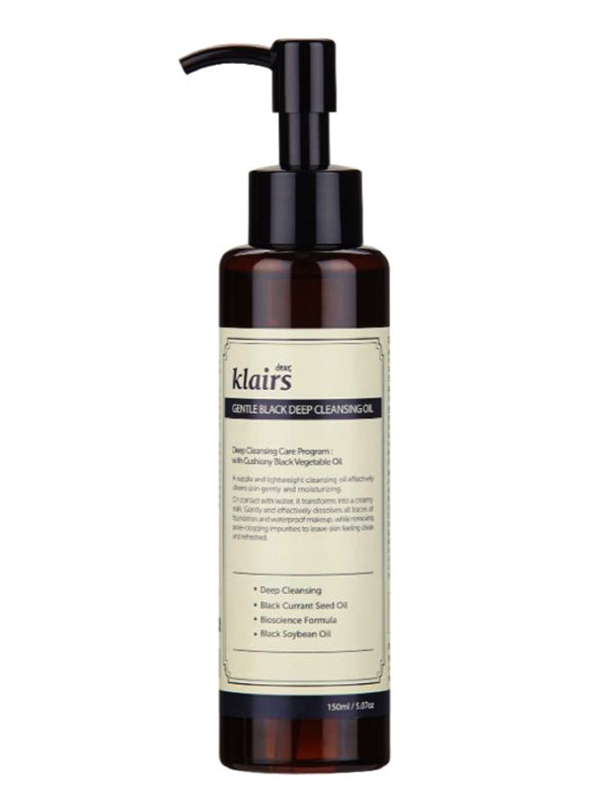 Klairs Gentle Deep Cleansing Oil Black 150ml 