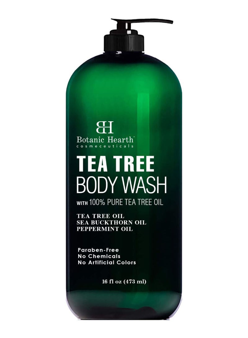 Botanic Hearth Tea Tree Body Wash 473ml 