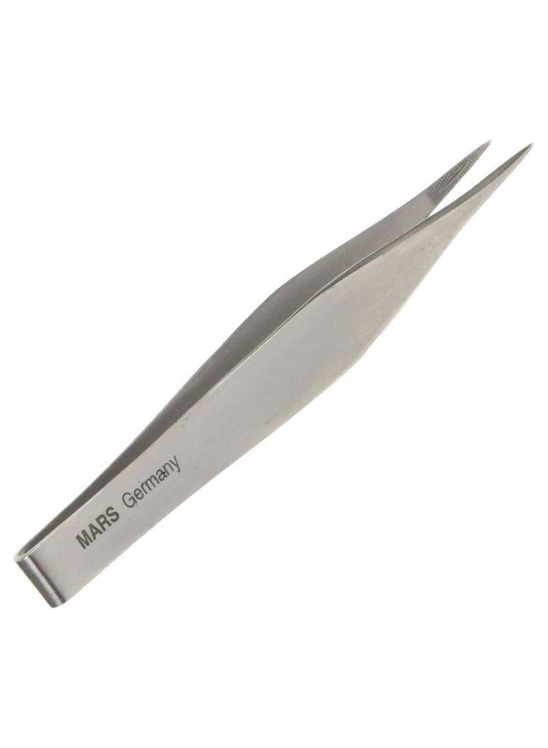 Mars Coat King Professional Tweezer Silver 3.5inch - Image 1