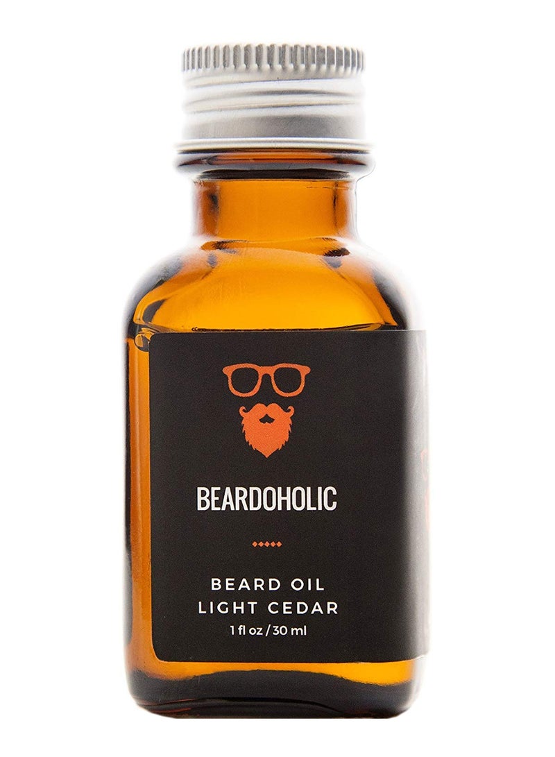 Beardoholic Light Cedar Leave In Conditioner Beard Oil Multicolour 30ml 