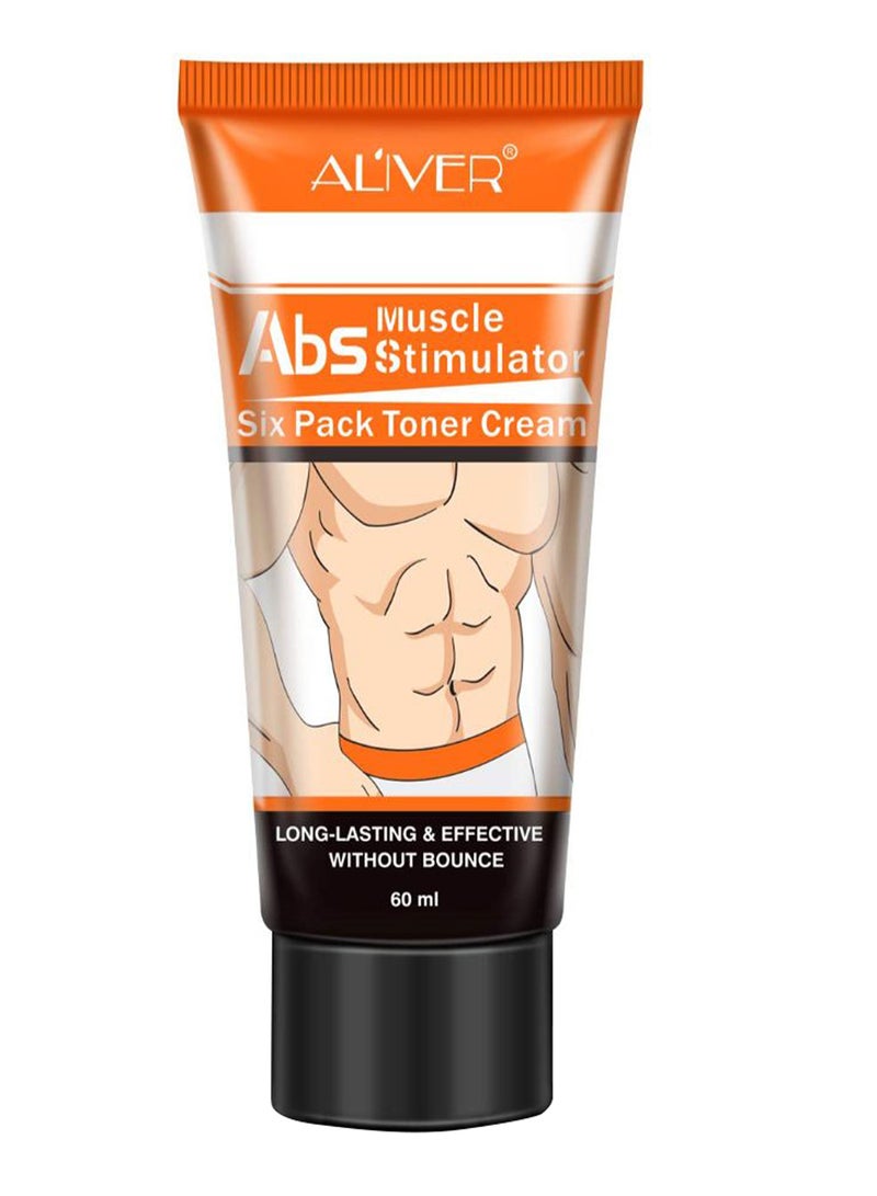 ALIVER Pack Of 6 Abs Muscle Stimulator Toner Cream 60ml 