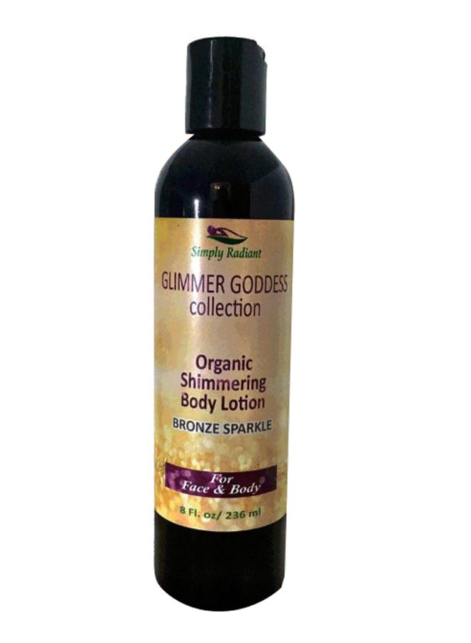 glimmer goddess Organic Shimmering Body Lotion 236ml  - Image 1