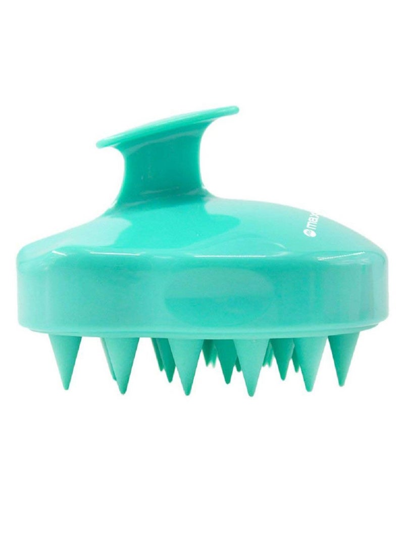 Soft Silicone Scalp Massage Brush Light Green