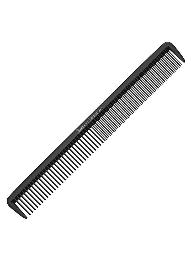 Heat Resistant Hair Comb Black 8.75inch