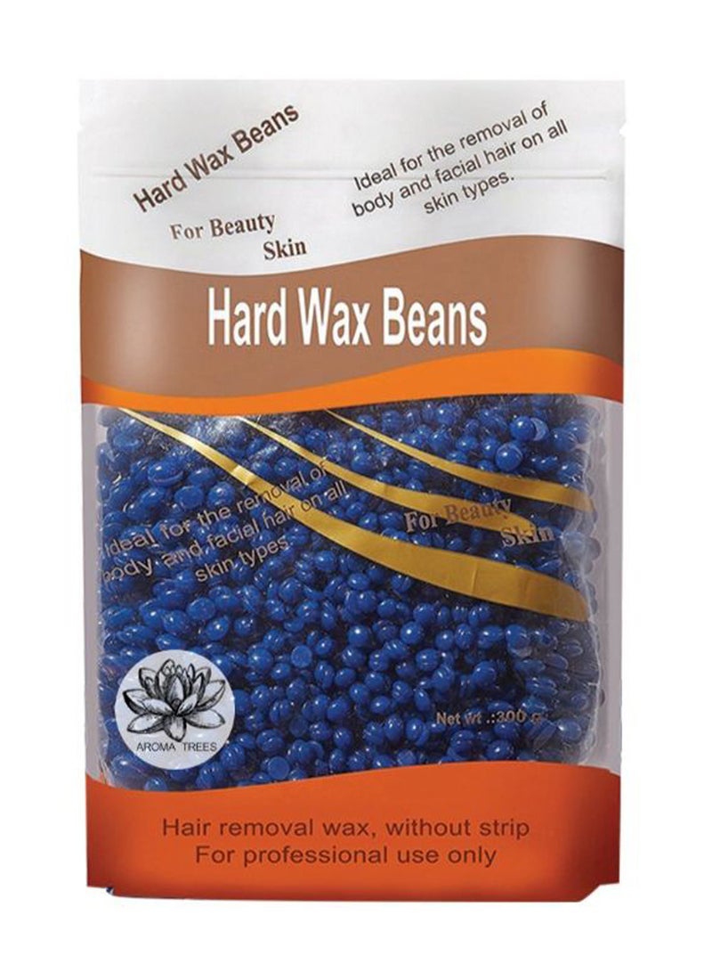 AROMA TREES Pack Of 2 Hair Removal Hard Wax Bean Dark Blue 2 x 300grams 
