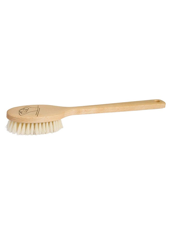 REDECKER Bath Brush With Handle Beige 11.37inch