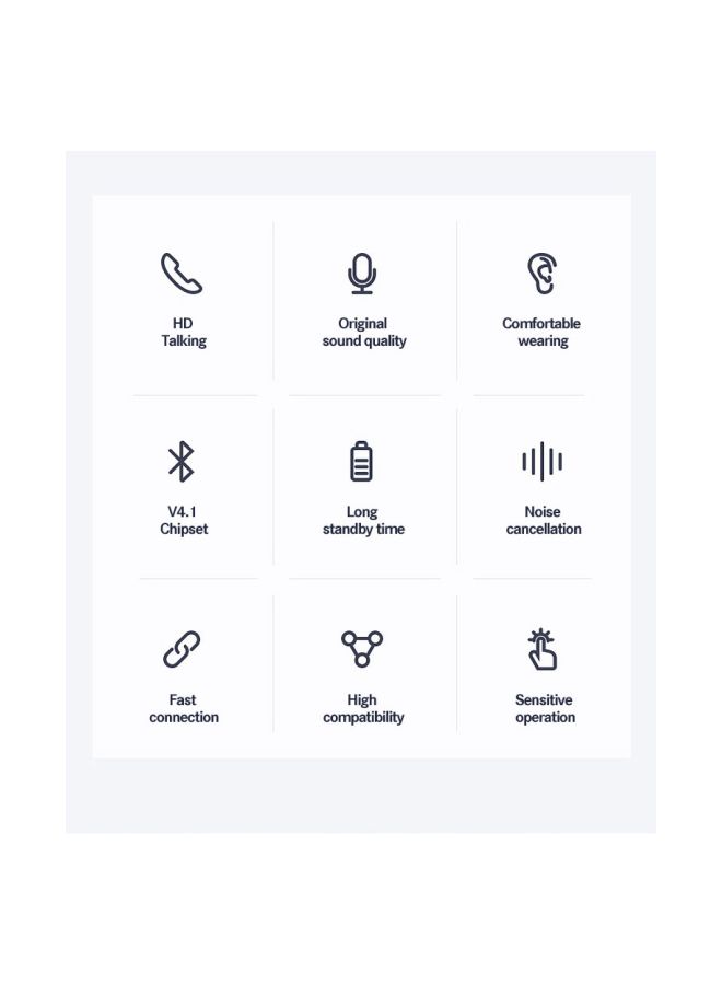 Fineblue Bluetooth Neckband Sports Earphones White - Image 4