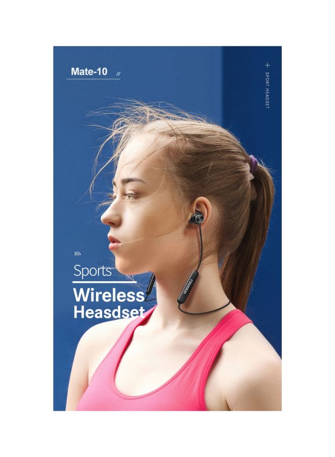 Fineblue Bluetooth Neckband Sports Earphones White - Image 3