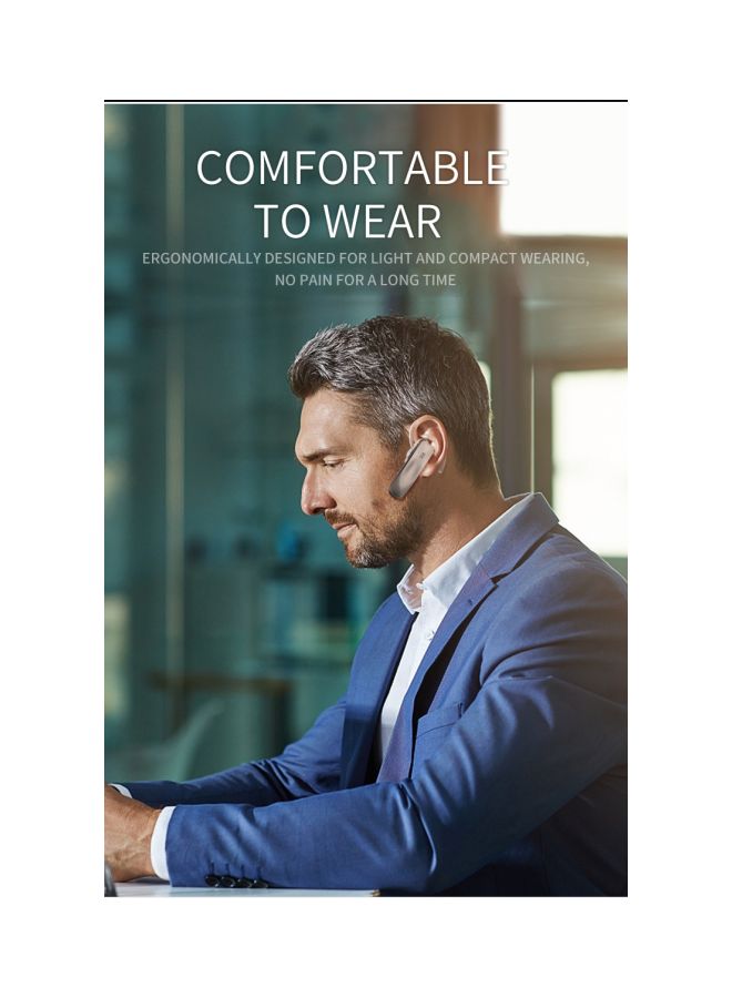 Fineblue Bluetooth Stereo Headset With Mic Gold/White - Image 4