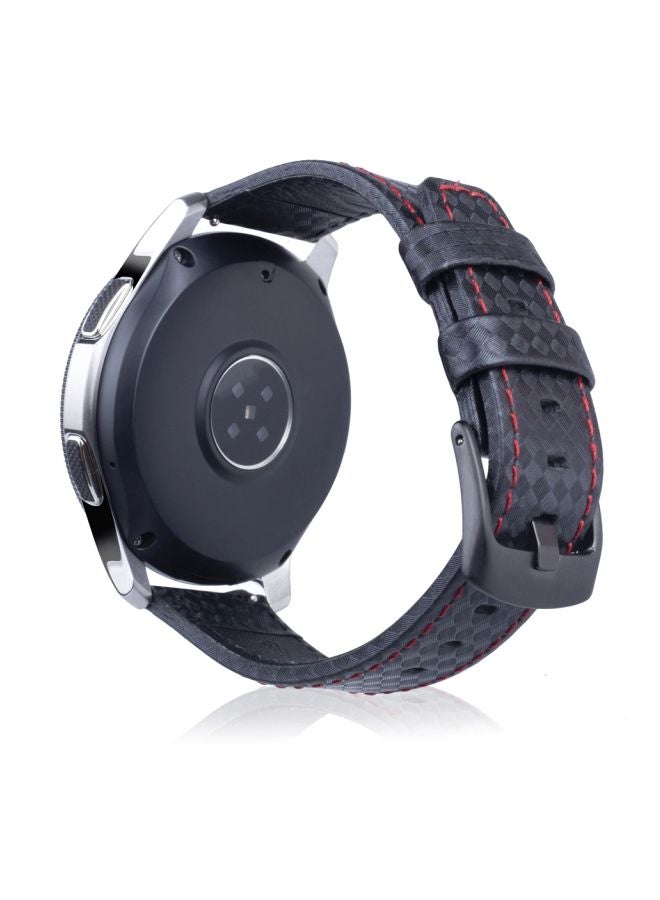 Replacement Band For Samsung Gear S3 22mm Red/Black/Grey - Image 3