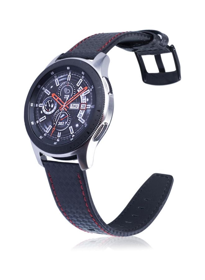 Replacement Band For Samsung Gear S3 22mm Red/Black/Grey - Image 4