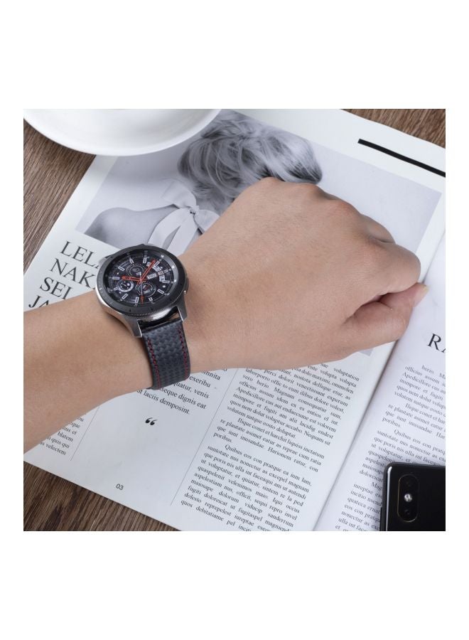 Replacement Band For Samsung Gear S3 22mm Red/Black/Grey - Image 5