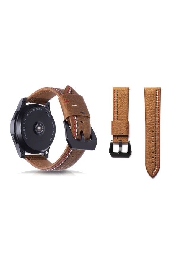Replacement Band For Samsung Gear S3 22mm Brown - Image 2