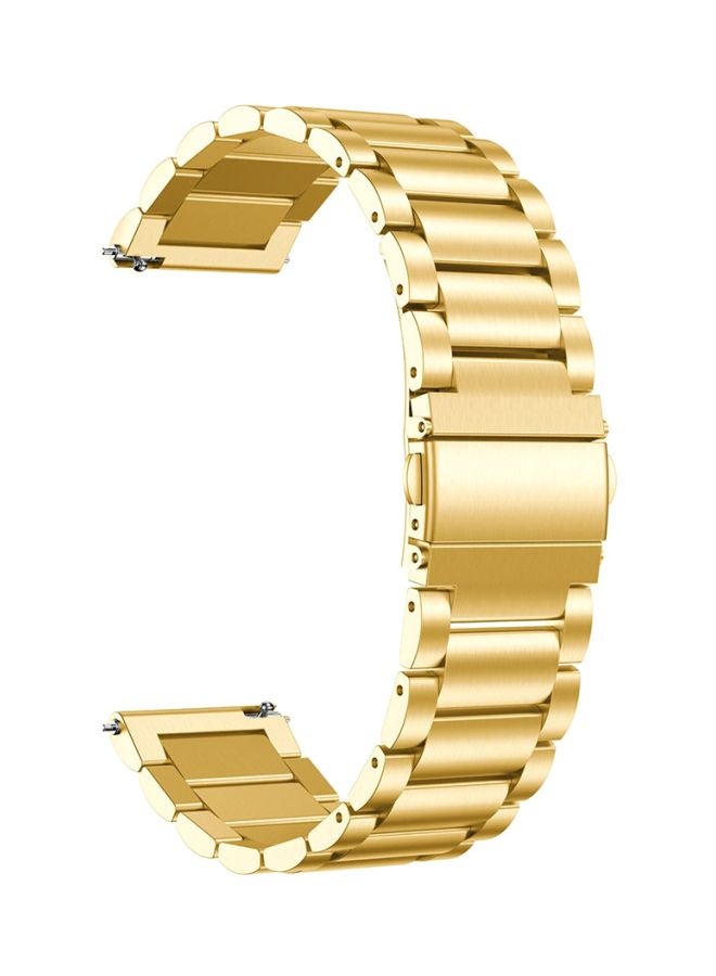 سوار بديل لساعة سامسونج جالاكسي أكتيف/ أكتيف 2 ذهبي - Image 1