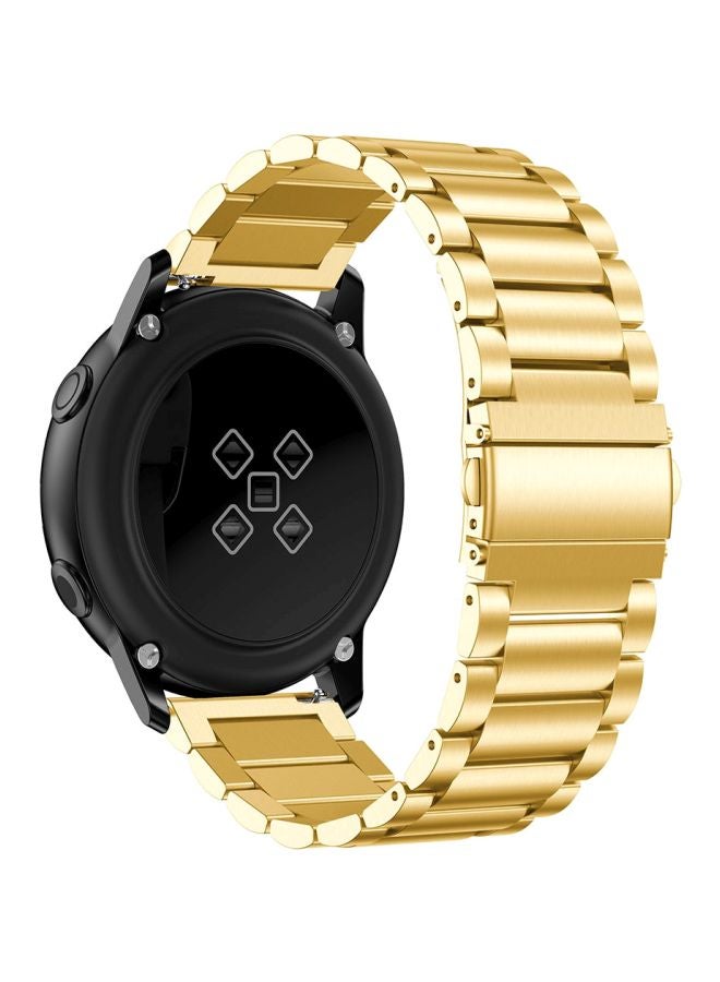 سوار بديل لساعة سامسونج جالاكسي أكتيف/ أكتيف 2 ذهبي - Image 4