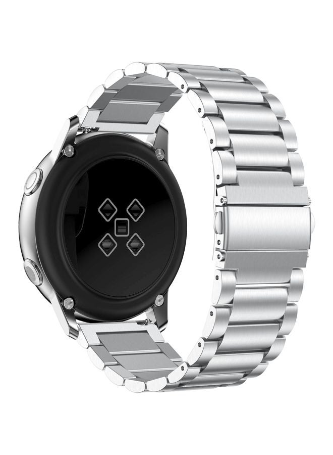 Replacement Strap For Samsung Galaxy Active/Active2 Silver - Image 4