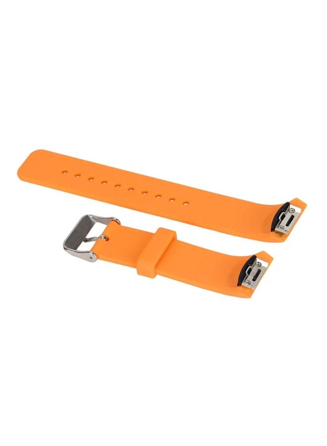 Silicone Replacement Band For Samsung Galaxy Gear S2 R720 Orange - Image 1
