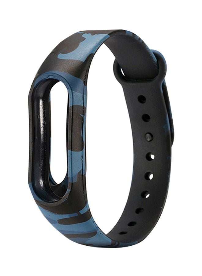 Replacement Band For Xiaomi Mi Band 2 Black/Blue - Image 1