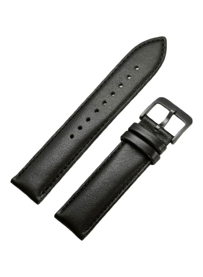 Classical Leather Watchband For Samsung Gear S3 Black - Image 1