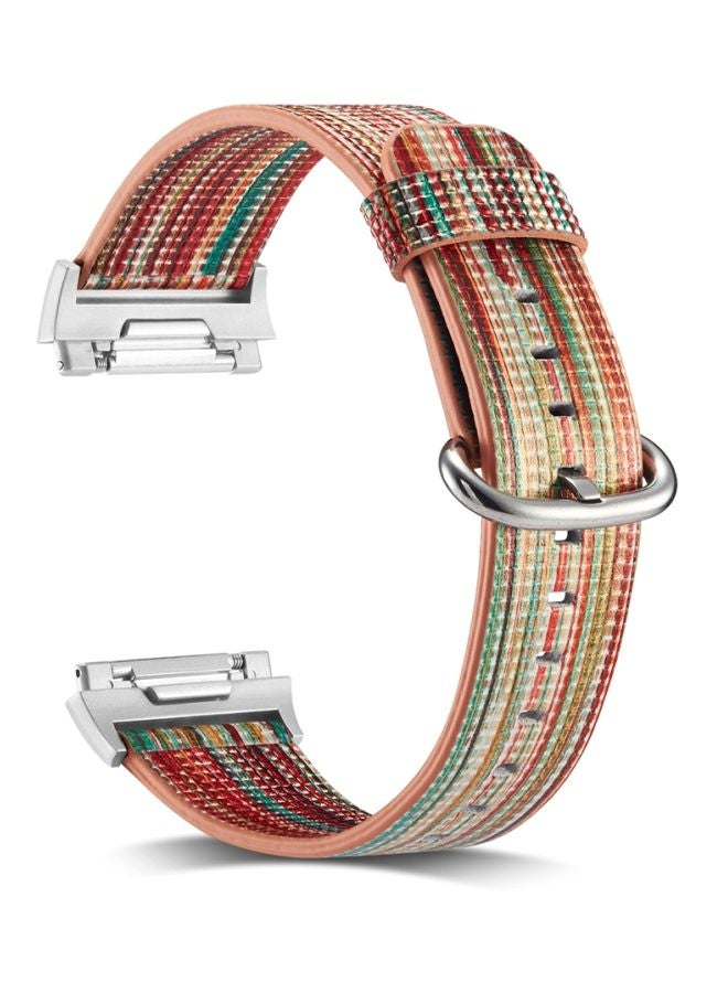 Replacement Leather Strap For Fitbit Ionic Multicolour