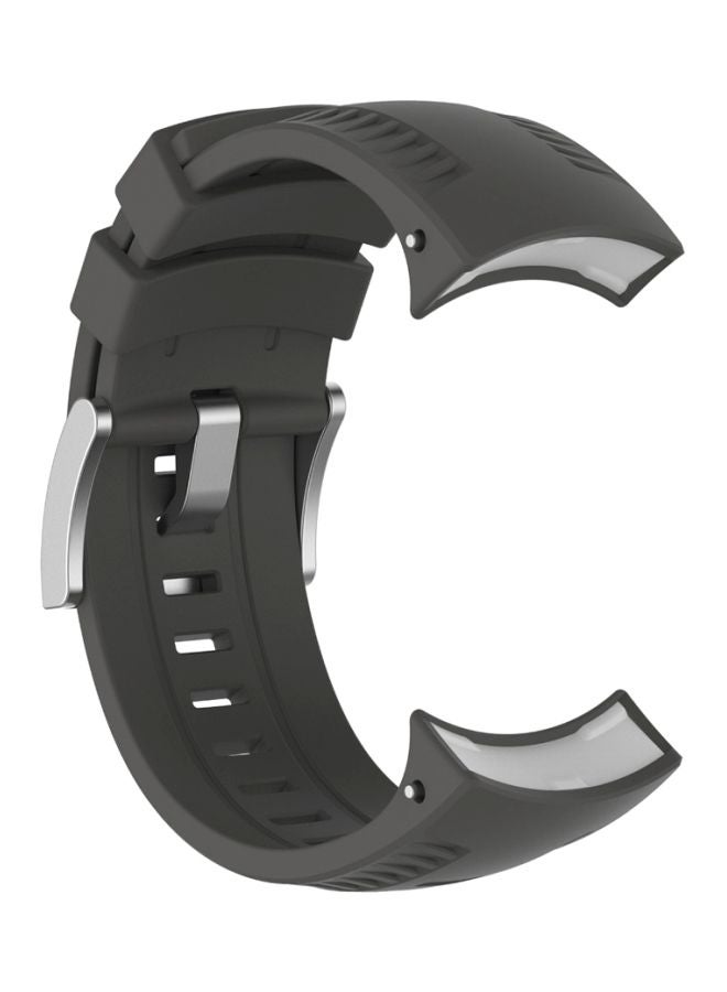 Silicone Replacement Band For Suunto 9 Grey - Image 1
