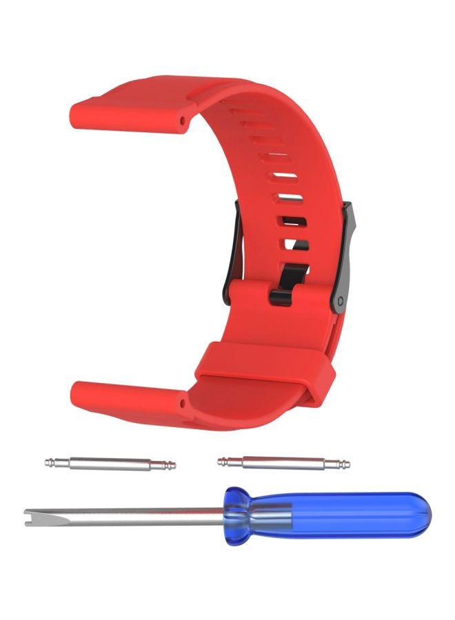 Generic - Replacement Wrist Strap For Suunto Traverse Red - Image 1