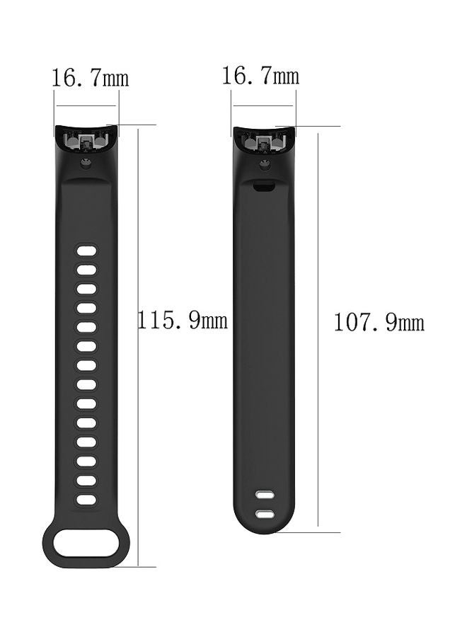 Generic - Replacement Strap For Huawei Honor Band 3 Black - Image 1