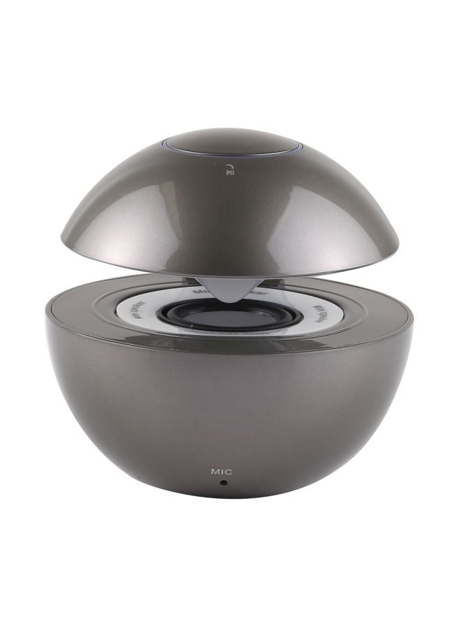 Bluetooth Speaker With Breathing Light And Aux Cable Grey - Image 1