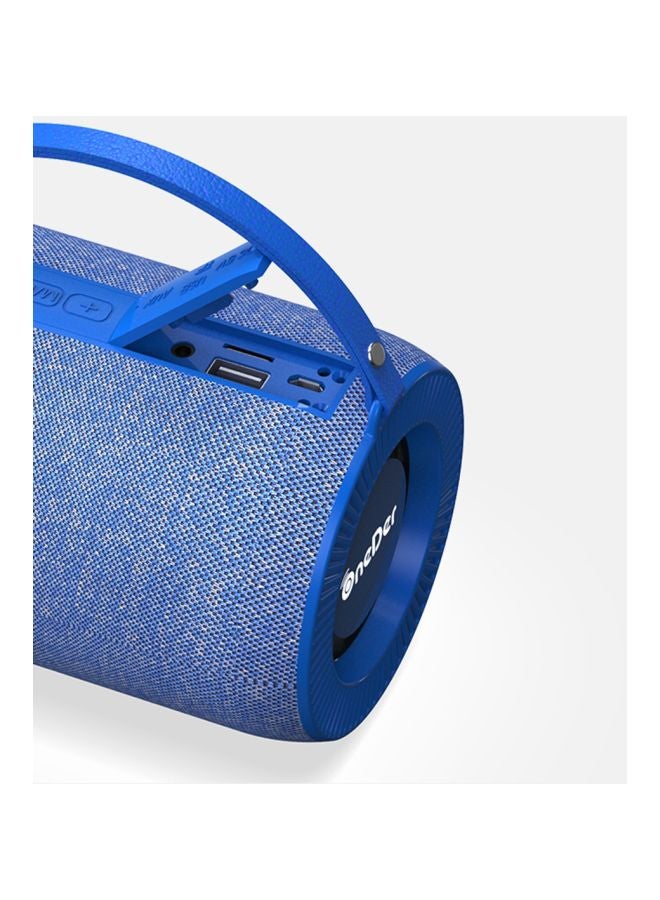 ون دير مكبر صوت محمول يعمل بتقنية البلوتوث أزرق - Image 4
