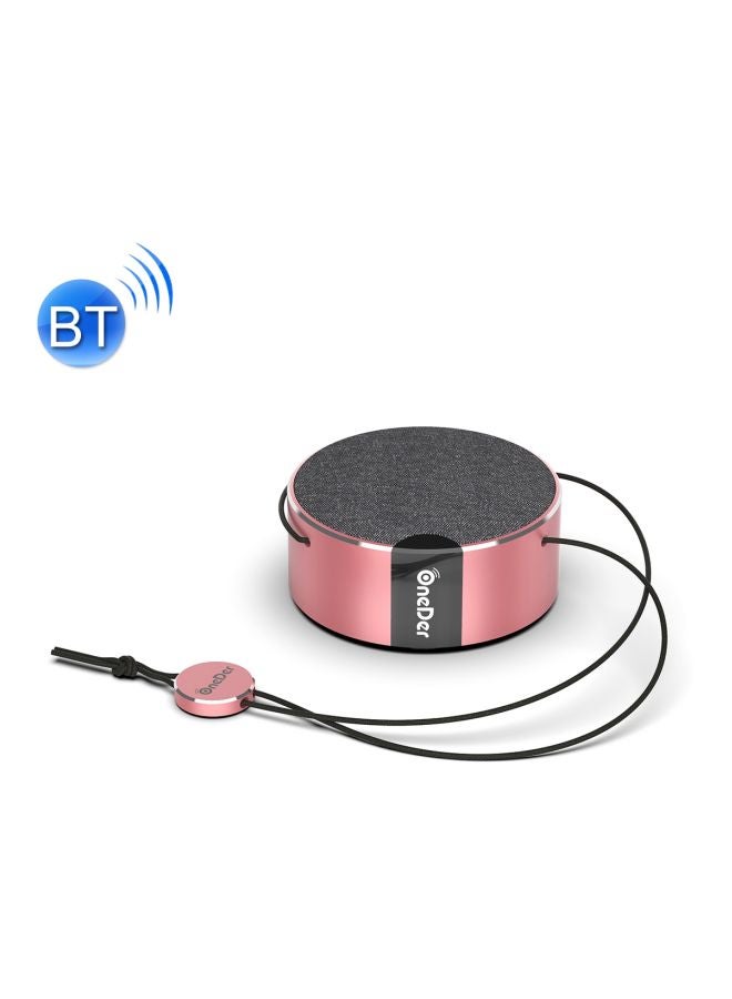 ون دير مكبر صوت محمول يعمل بتقنية البلوتوث وردي - Image 2