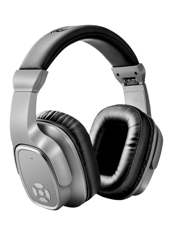 سماعة S2 لاسلكية توضع فوق الأذن أسود/فضي