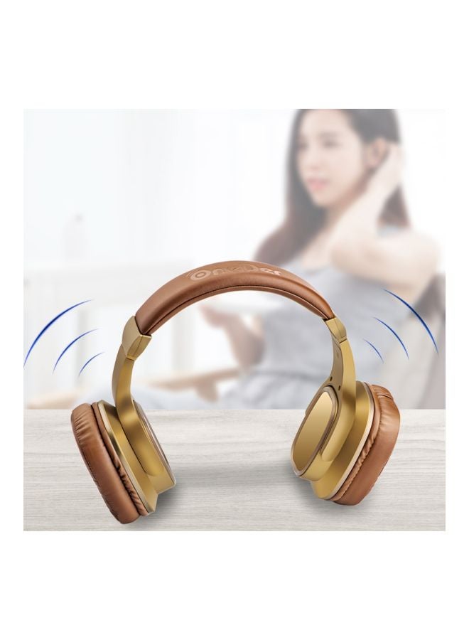 ون دير سماعة S2 لاسلكية توضع فوق الأذن بني/أصفر - Image 3