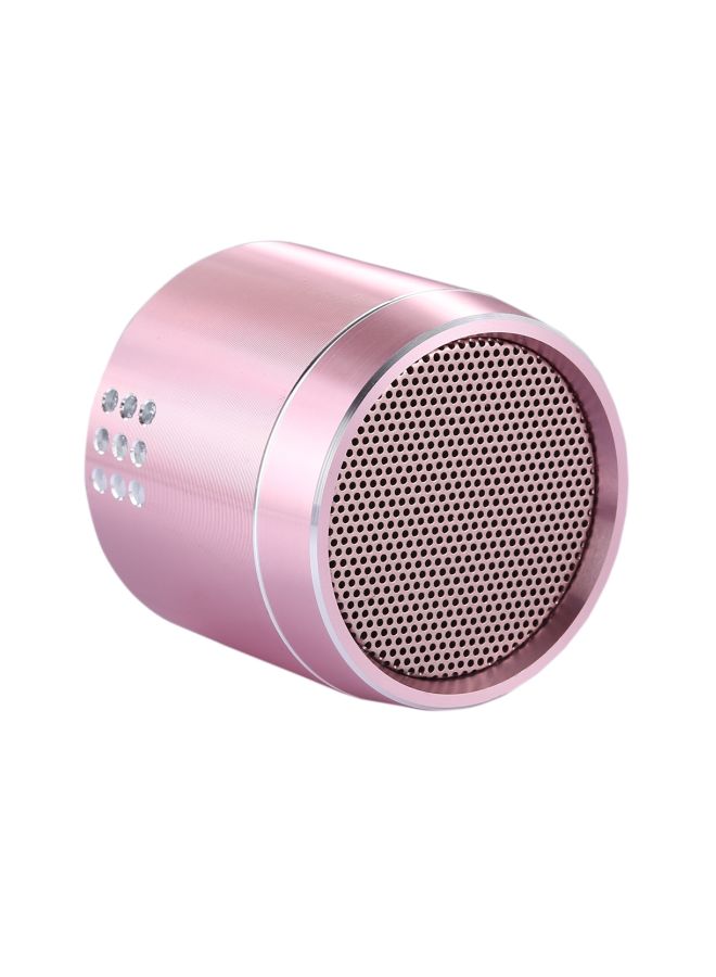 Portable Bluetooth Speaker Pink/Silver - Image 3