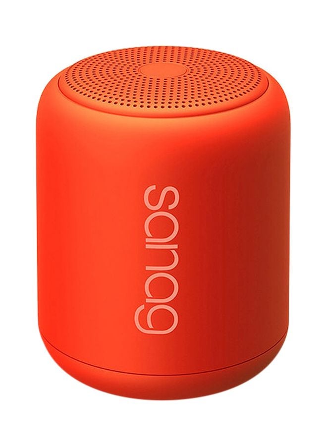 ساناج مكبر صوت محمول يعمل بتقنية البلوتوث أحمر - Image 1