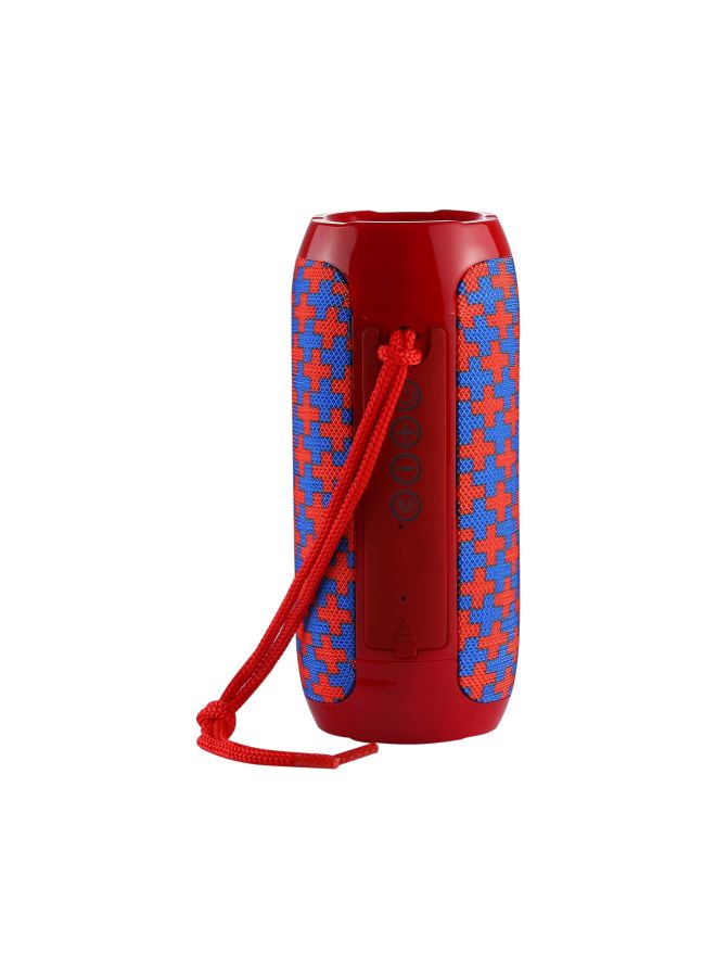 TG117 Portable Bluetooth Stereo Speaker With Mic Red - Image 2