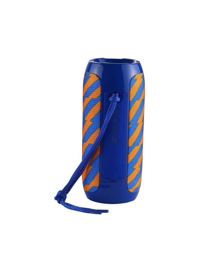 TG117 Portable Bluetooth Stereo Speaker With Mic Dark Blue - Image 2