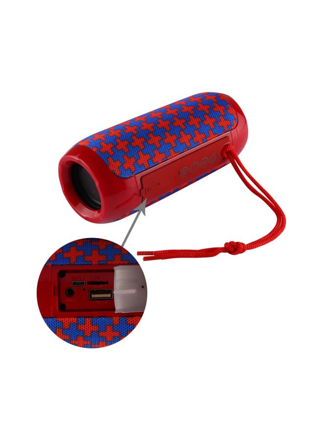 TG117 Portable Bluetooth Stereo Speaker With Mic Red - Image 3